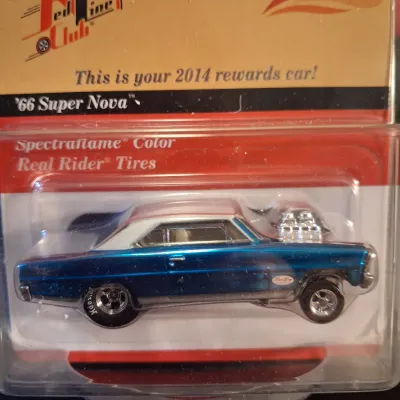 HOT WHEELS RLC " 66 SUPER NOVA" SPECTRAFLAME COLOR