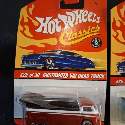 HOT WHEELS CLASSICS CUSTOMIZED VW DRAG TRUCKS