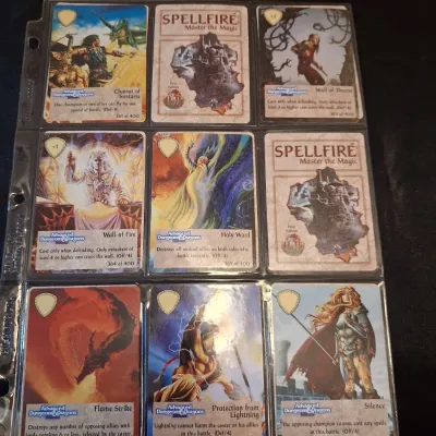 SPELLFIRE MASTER THE MAGIC TSR TRADING CARDS