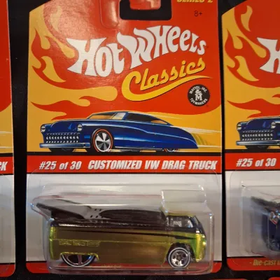 HOT WHEELS CLASSICS CUSTOMIZED VW DRAG TRUCKS