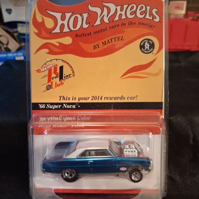 HOT WHEELS RLC " 66 SUPER NOVA" SPECTRAFLAME COLOR