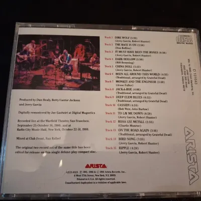 GRATEFUL DEAD "RECKONING" ON DISC