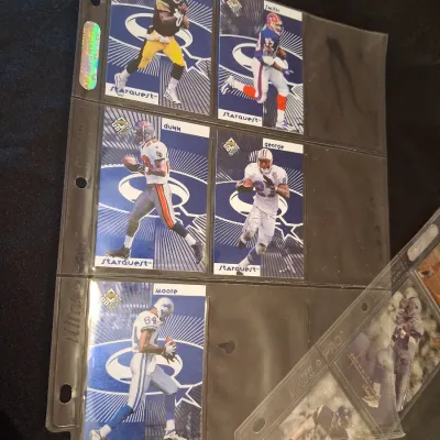 VARIETY OF FOOTBALL CARDS
