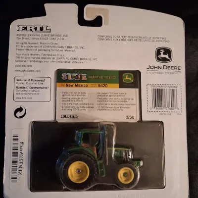 JOHN DEERE OWNER'S EDITION HAT AND DIE CAST TRACTOR