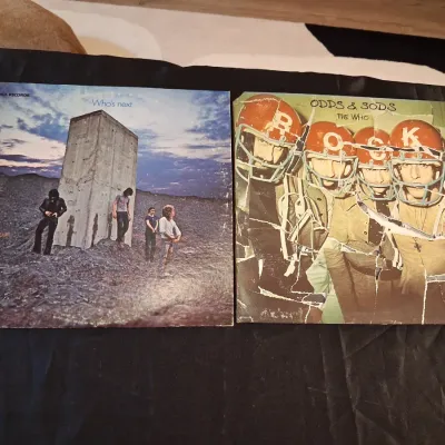 THE WHO VINYL ALBUMS WHO'S NEXT AND ODDS & SODS