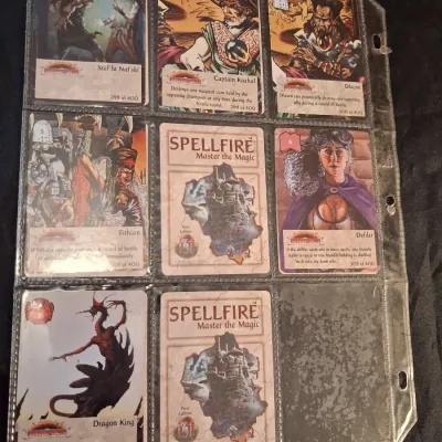 SPELLFIRE MASTER THE MAGIC TSR CCG CARDS LOT