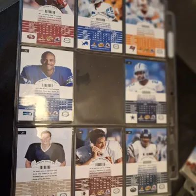 VARIETY OF FOOTBALL CARDS