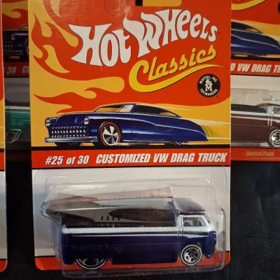 HOT WHEELS CLASSICS CUSTOMIZED VW DRAG TRUCKS