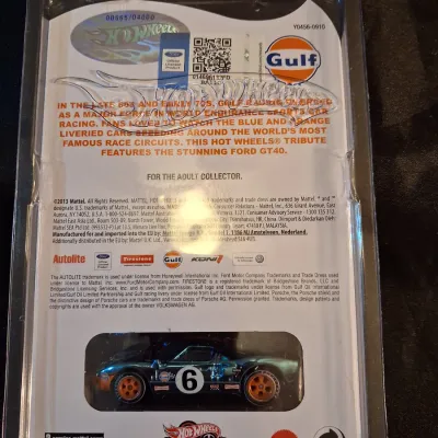 HOT WHEELS GULF FORD GT40