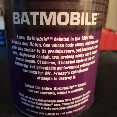 2 HOT WHEELS BATMOBILES LIMITED EDITIONS