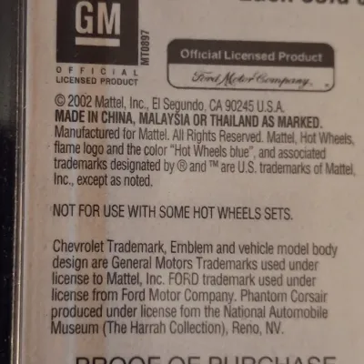 HOT WHEELS HALLOWEEN HIGHWAY ERROR CAR "PHARAOH" SPELLED WRONG