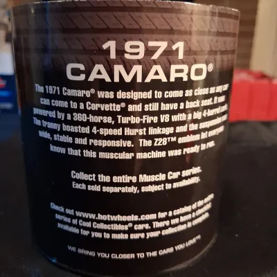 HOT WHEELS 1971 CAMARO