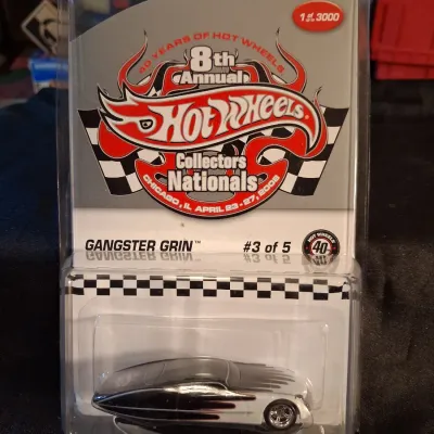 HOT WHEELS 8TH ANNUAL COLLECTORS NATIONALS "GANGSTER GRIN"
