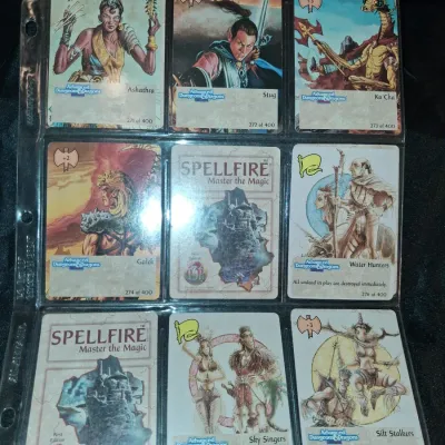 SPELLFIRE MASTER THE MAGIC TSR TRADING CARDS