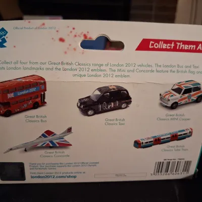 GREAT BRITISH CLASSICS DIE-CAST DOUBLE DECKER BUS