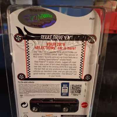 HOT WHEELS RLC "TEXAS DRIVE 'EM"