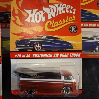 HOT WHEELS CLASSICS CUSTOMIZED VW DRAG TRUCKS