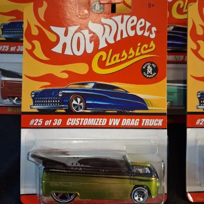 HOT WHEELS CLASSICS CUSTOMIZED VW DRAG TRUCKS