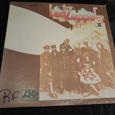 THE ROLLING STONES AND LED ZEPPELIN VINYL RECORD ALBUMS