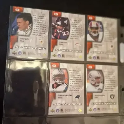 VARIETY OF FOOTBALL CARDS
