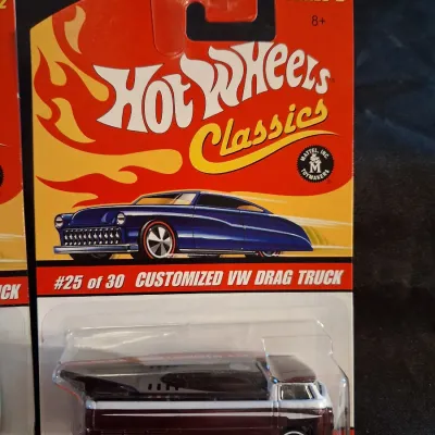 HOT WHEELS CLASSICS CUSTOMIZED VW DRAG TRUCKS