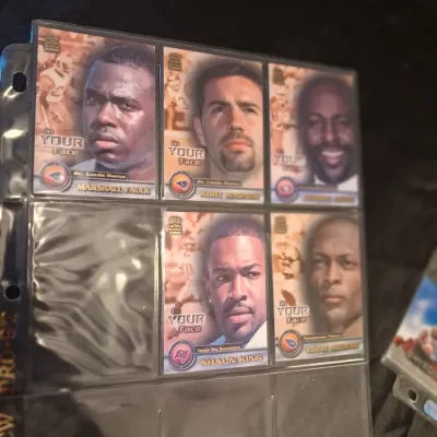 VARIETY OF FOOTBALL CARDS