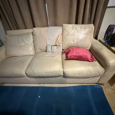 Leather couch