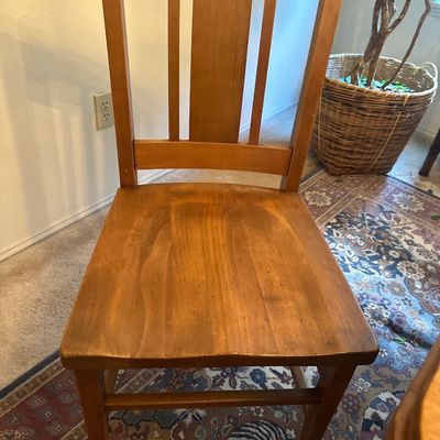 Wood chairs - 3 available 