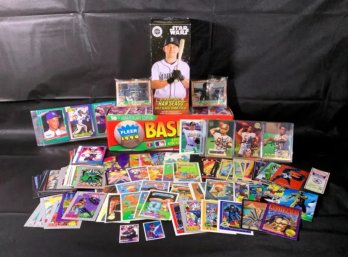 1990’s Fleer Baseball Cards, Kyle Seager Bobble Head & More