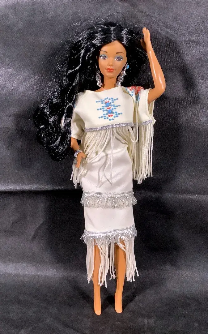 Vintage 1992 Native American Barbie 1st Edition Dolls Of The World