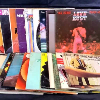 (25) Vinyl Records! - Ricky Nelson, Curtis Mayfield, Carol King, Ike & Tina & SO MUCH MORE!