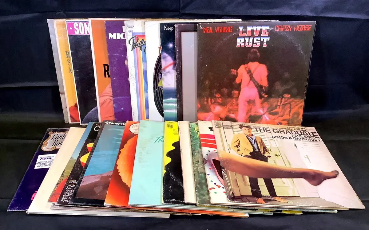 (25) Vinyl Records! - Ricky Nelson, Curtis Mayfield, Carol King, Ike & Tina & SO MUCH MORE!
