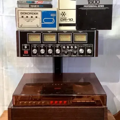 Vintage Dokorder 7140 4-Channel Reel to Reel Tape Deck System w/ Manual & Tapes