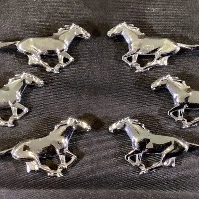 (6) Vintage Ford Mustang Emblem/ Badges