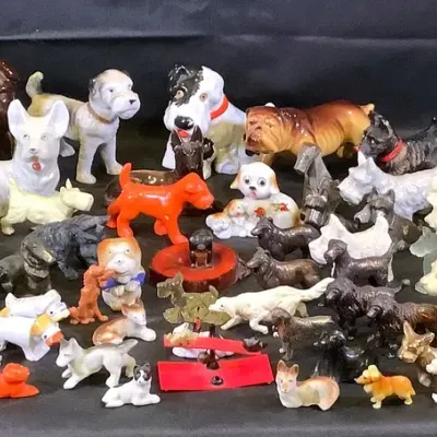 Over 40 Assorted Dog Figurines 