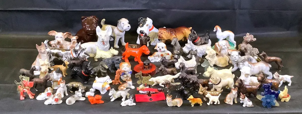 Over 40 Assorted Dog Figurines 
