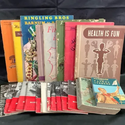 Vintage Boy Scouts Handbooks & Other Vintage Educational Books - 22 Total!