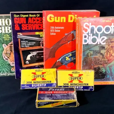Gun Books & Winchester 

