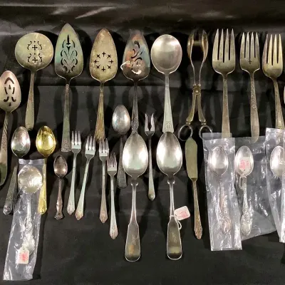 Silver Plate Utensils 