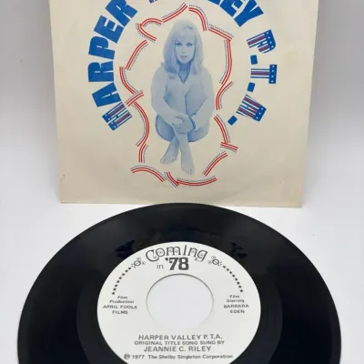 Vintage Harper Valley PTA Barbara Eden Promo 45 Record