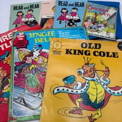 Vintage Children’s Records Read & Hear And Peter Pan Records 