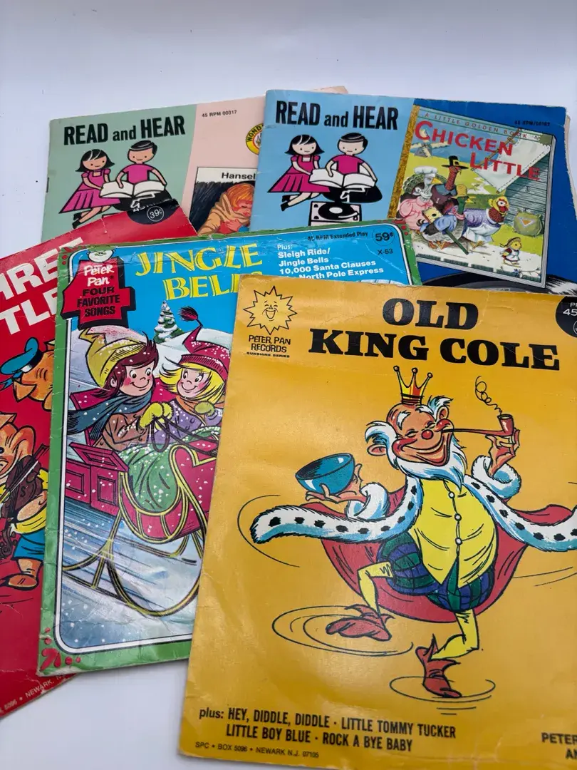 Vintage Children’s Records Read & Hear And Peter Pan Records 