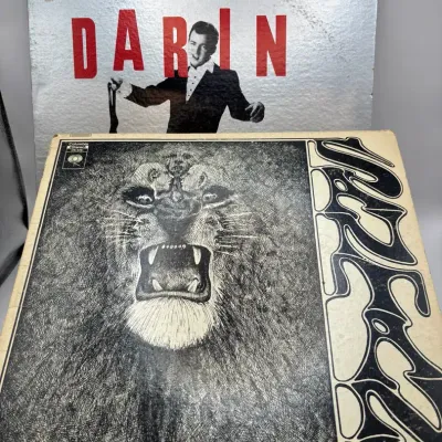 Vintage Vinyl Records Santana And This Is Darin 