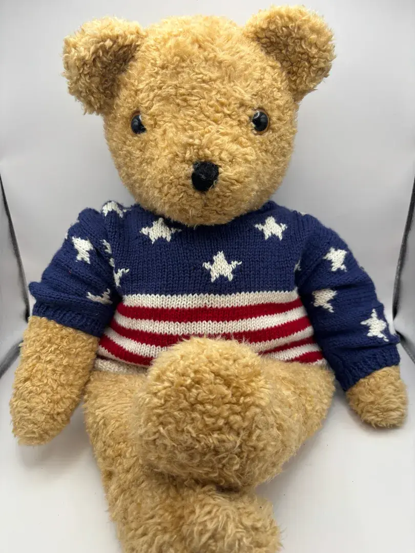 Vintage 1991 TY “curly” Bear Plush 24”