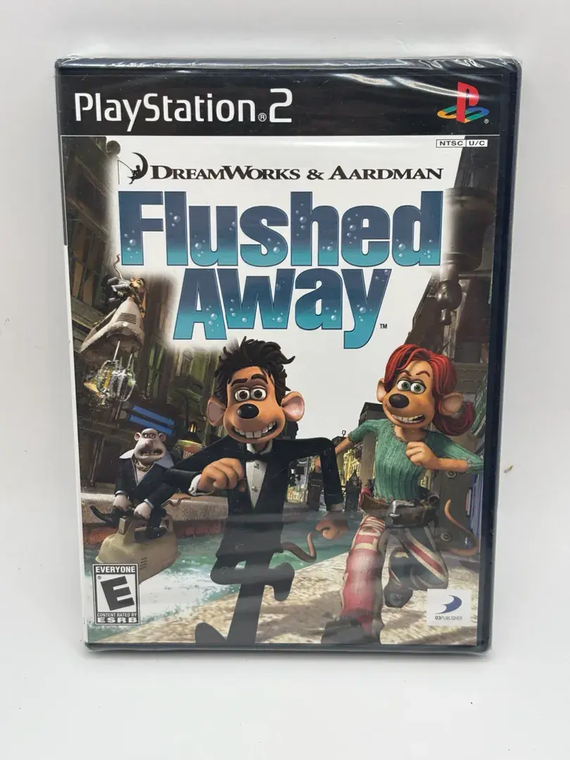 Dreamworks Flushed Away PlayStation II Sealed Video Game
