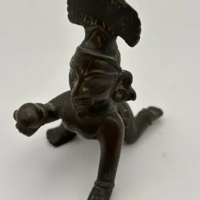 Vintage Bronze Divine Infant Krishna 