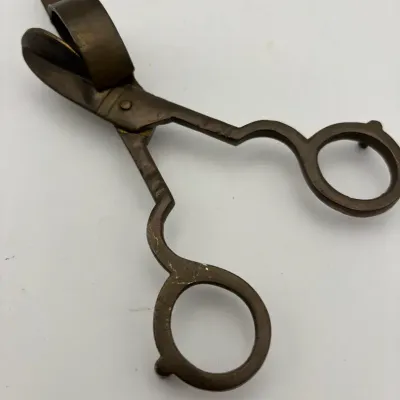 Antique Brass Candle Snuff Wick Cutter