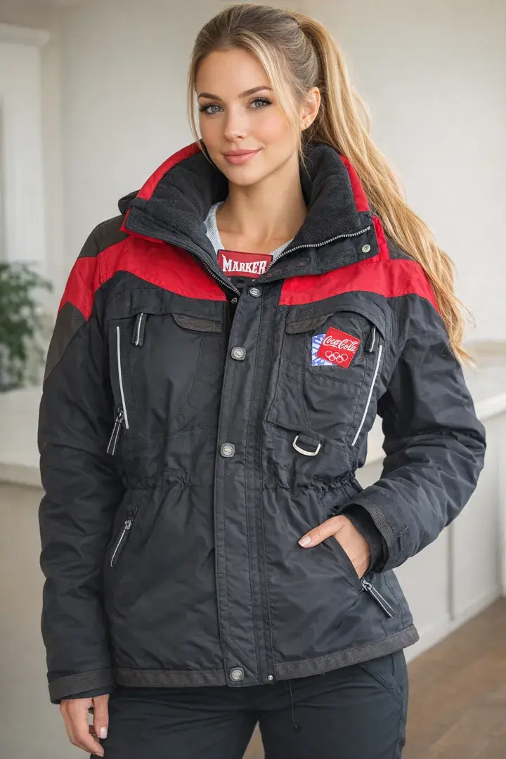 Vintage Marker 2002 Salt Lake Olympics Coca-Cola Jacket Small