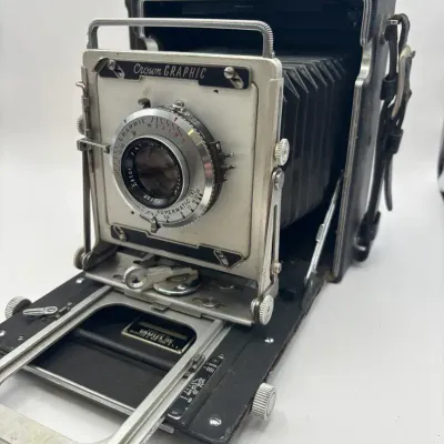 Vintage Crown Graphic Large 4x5 Format Camera