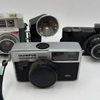 Vintage Film Cameras Universal Bakelite Kodak Brownie Supermite Olympus Quickmatic 600